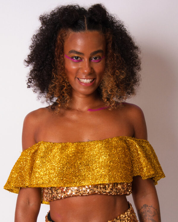 Top ciganinha dourado - Image 3
